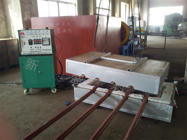 Electric heating furnace of boiler hanger